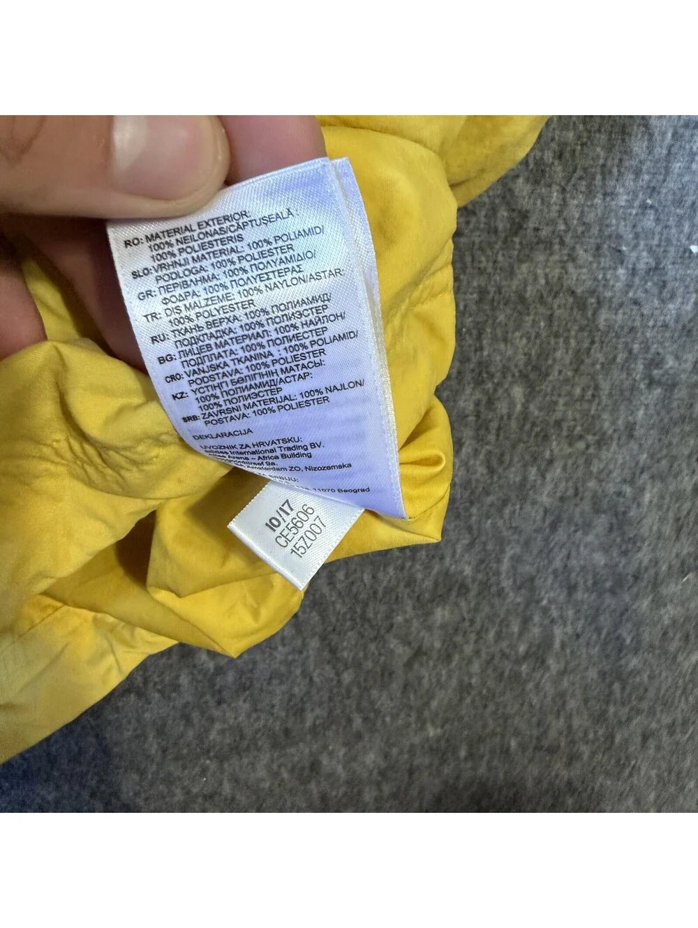 Vintage Adidas Originals Windbreaker Jacket Mens L Yellow Hooded Full Zip Logo